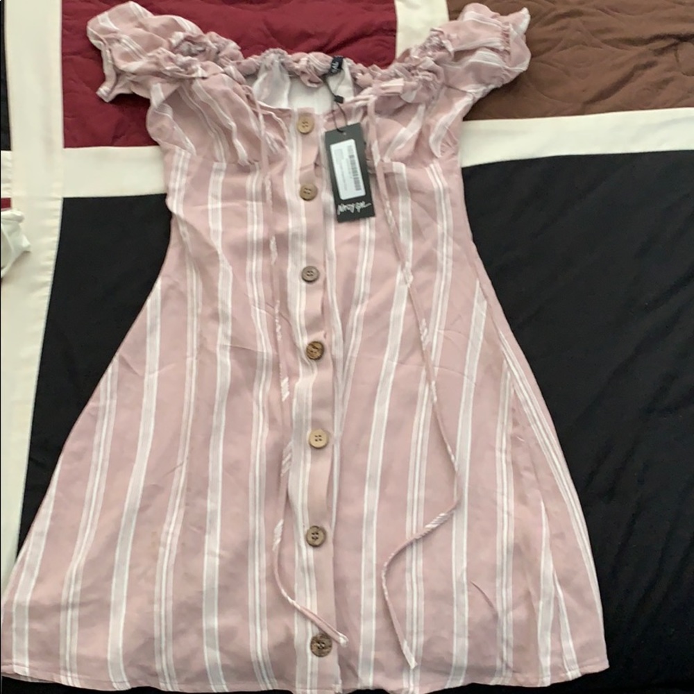 Nasty gal boho pink dress size 8
